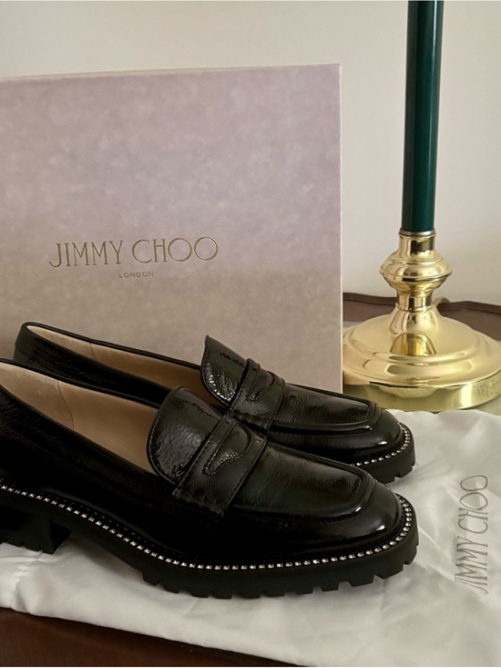 Jimmy Choo Shoes - Jimmy Choo, Deanna Loafers Black, size IT 39/ US 9
